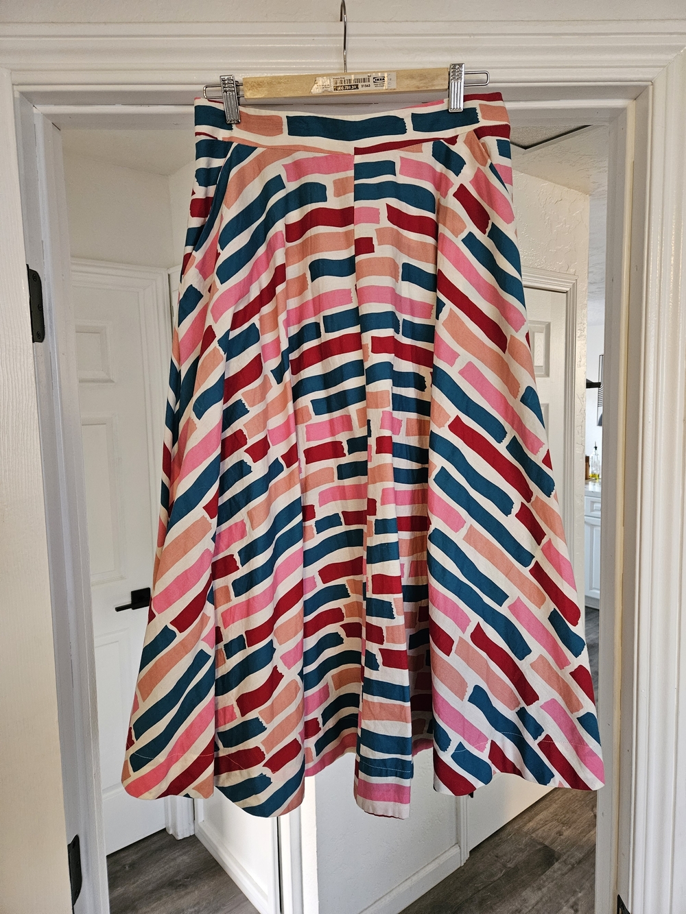 Emily And Fin Stripes Midi Skirt